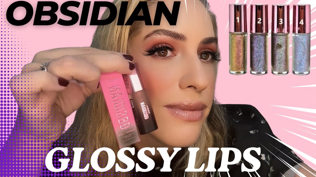 RUBY ROSE 🤩GLOSSY LIPS💗OBSIDIAN #rubyrose #gloss #obsidian #lábios