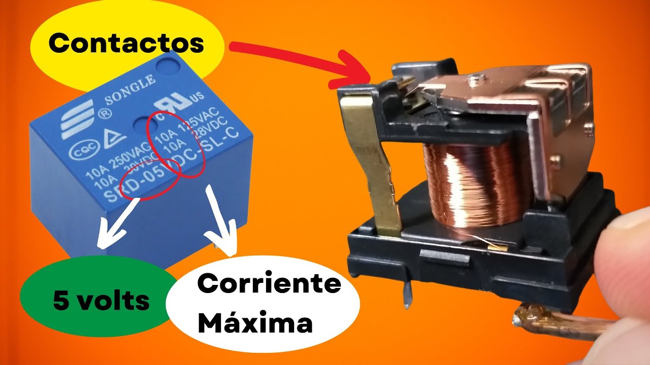 ​​✅10 cosas que debes saber sobre los RELEVADORES (Relay). Te&oacute;rico y pr&aacute;ctico.