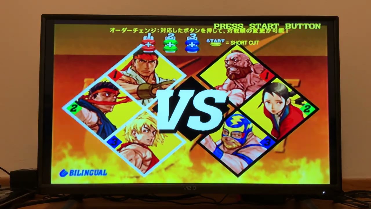 Видео игрового процесса Capcom Vs. SNK 2 на Sega Dreamcast (в честь 25-летия игры).