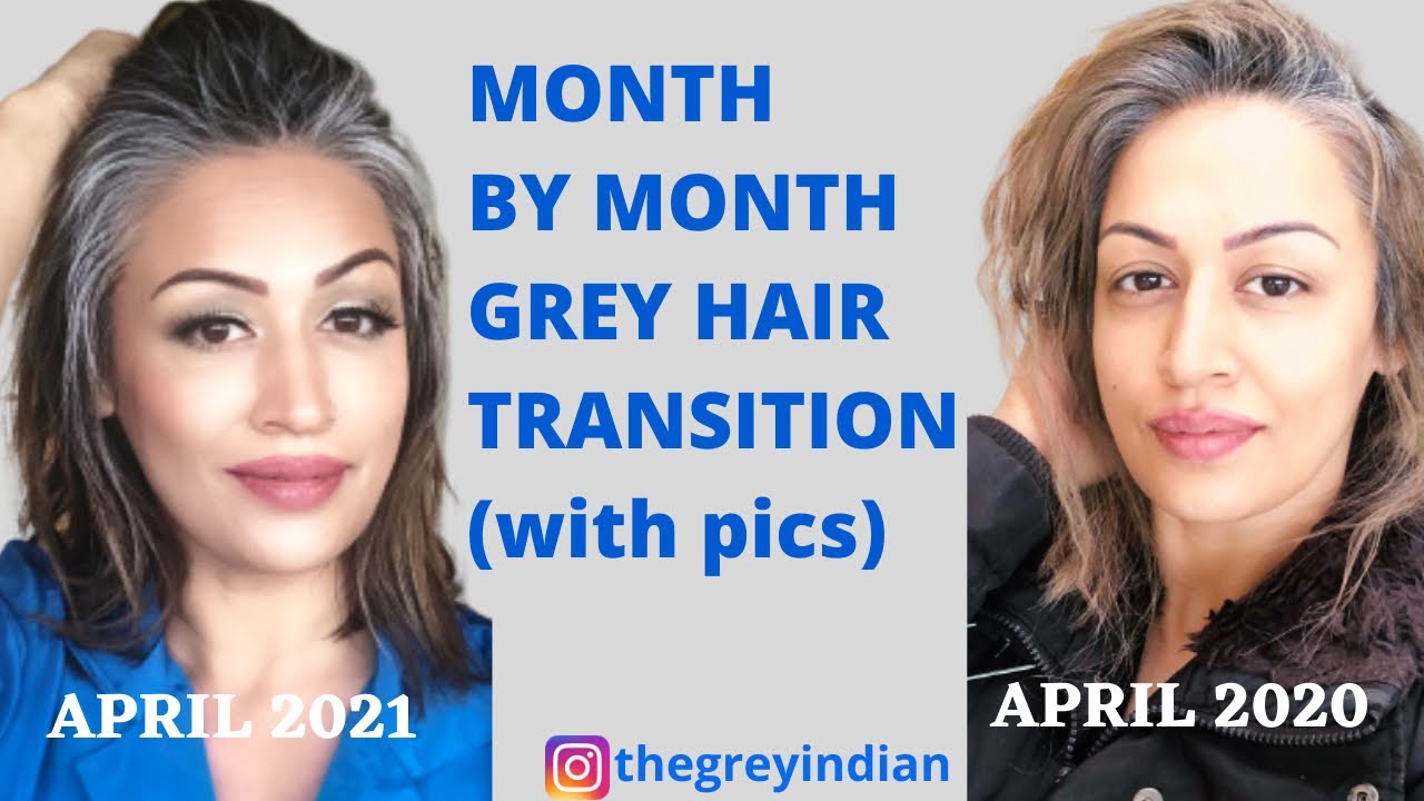 Grey Hair Transition || Month By Month Transition || Grey Hair Journey