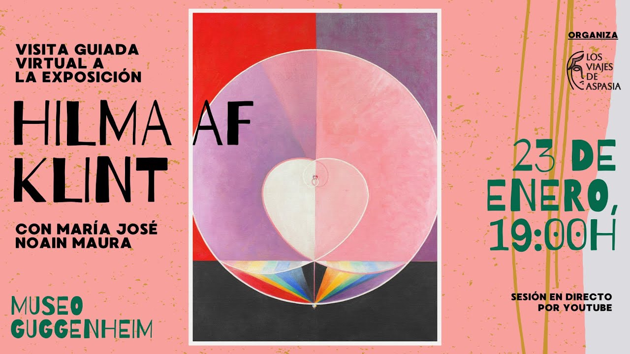 Visita guiada virtual a la exposición de Hilma af Klint en el Museo Guggenheim de Bilbao