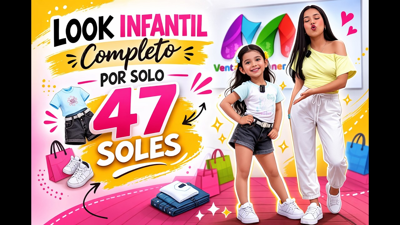 Look Infantil Completo por Solo 47 Soles 😱✨ | Moda Bonita y Barata