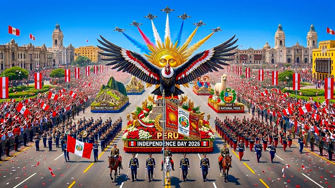 🇵🇪 PERU INDEPENDENCE DAY 2026 | Grand Military Parade in Lima & Fiestas Patrias National Celebrati
