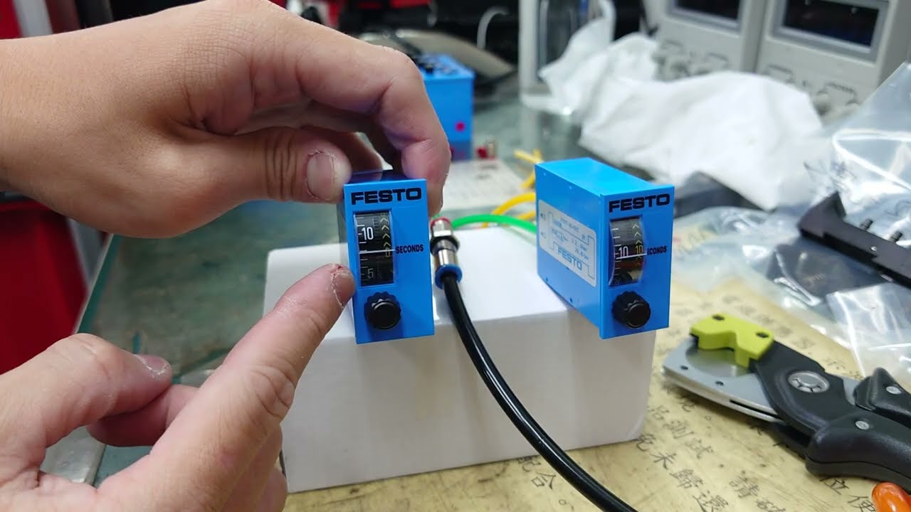 FESTO pneumatic timer not working record