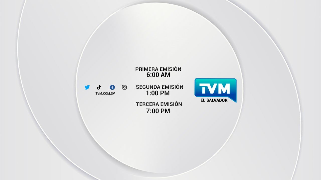EN VIVO NOTICIERO TVM EL SALVADOR EMISION FIN DE SEMANA.