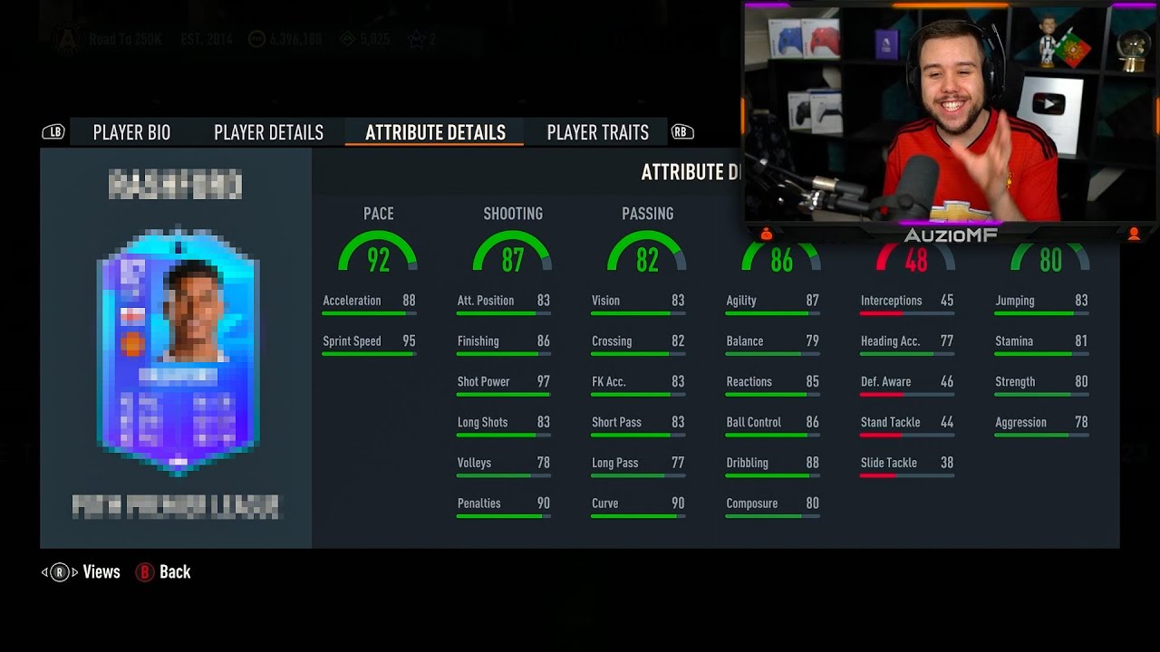 Auzio Reacts to NEW 87 POTM Rashford SBC
