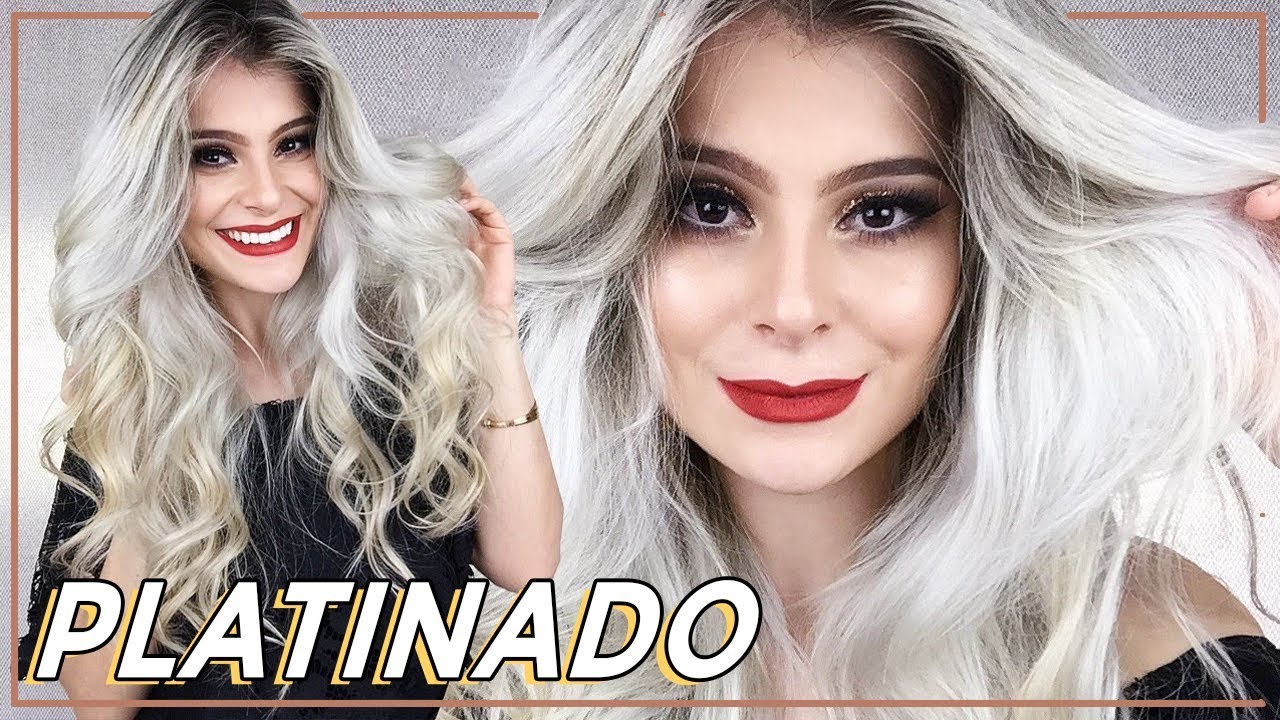 Como ter o cabelo PLATINADO em CASA?