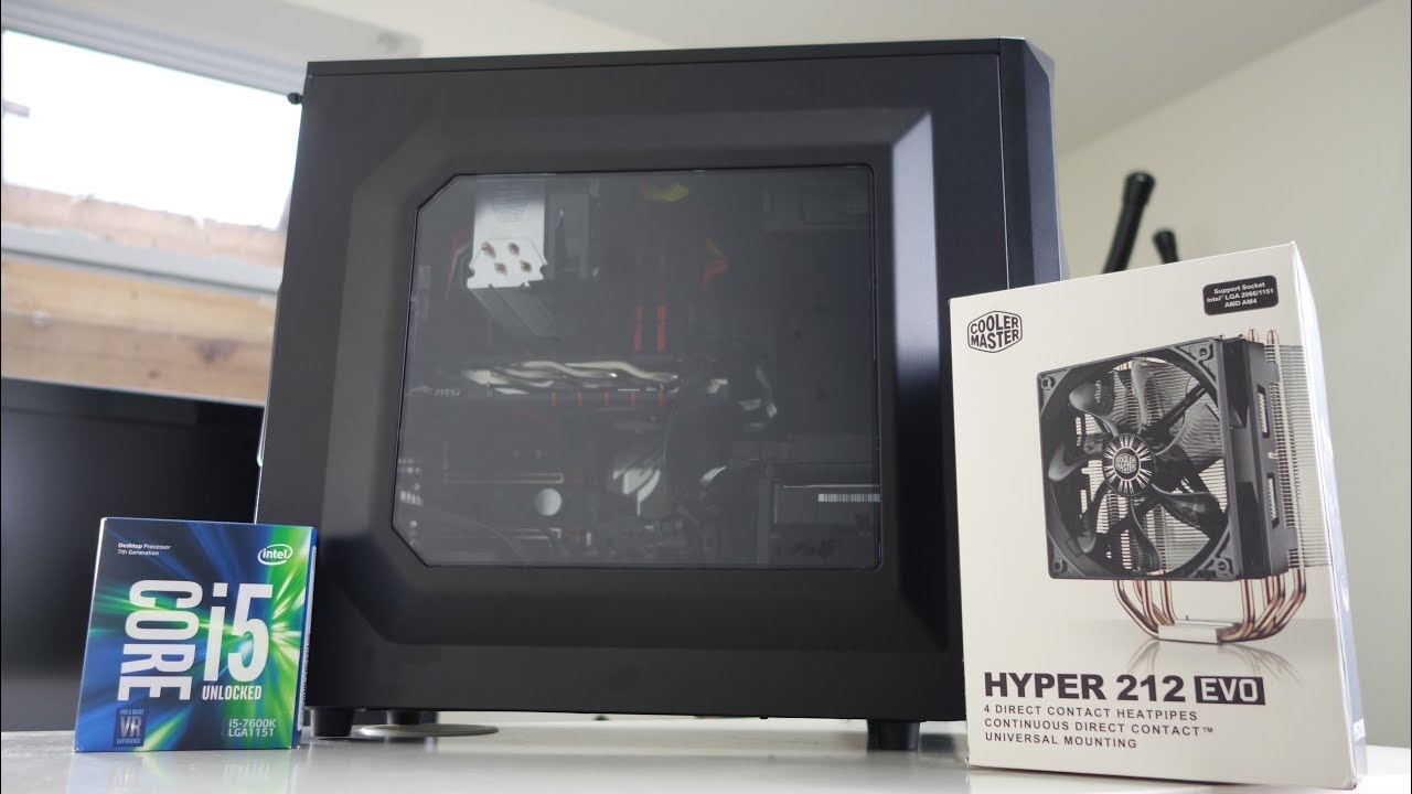 i5-7600K + Cooler Master Hyper 212 Evo Installation!
