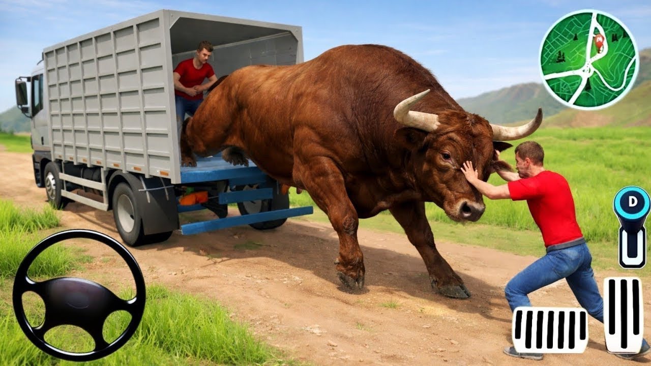 Игра Animal Cargo Truck Driving Game 3D - Animal Transport Cargo Truck 2024 - Android Gameplay #4