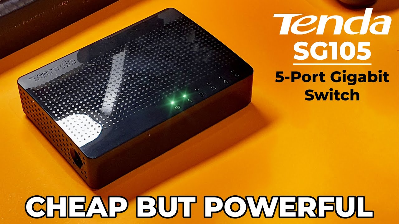 Tenda SG105 - 5 Port Gigabit Ethernet Switch - First Look