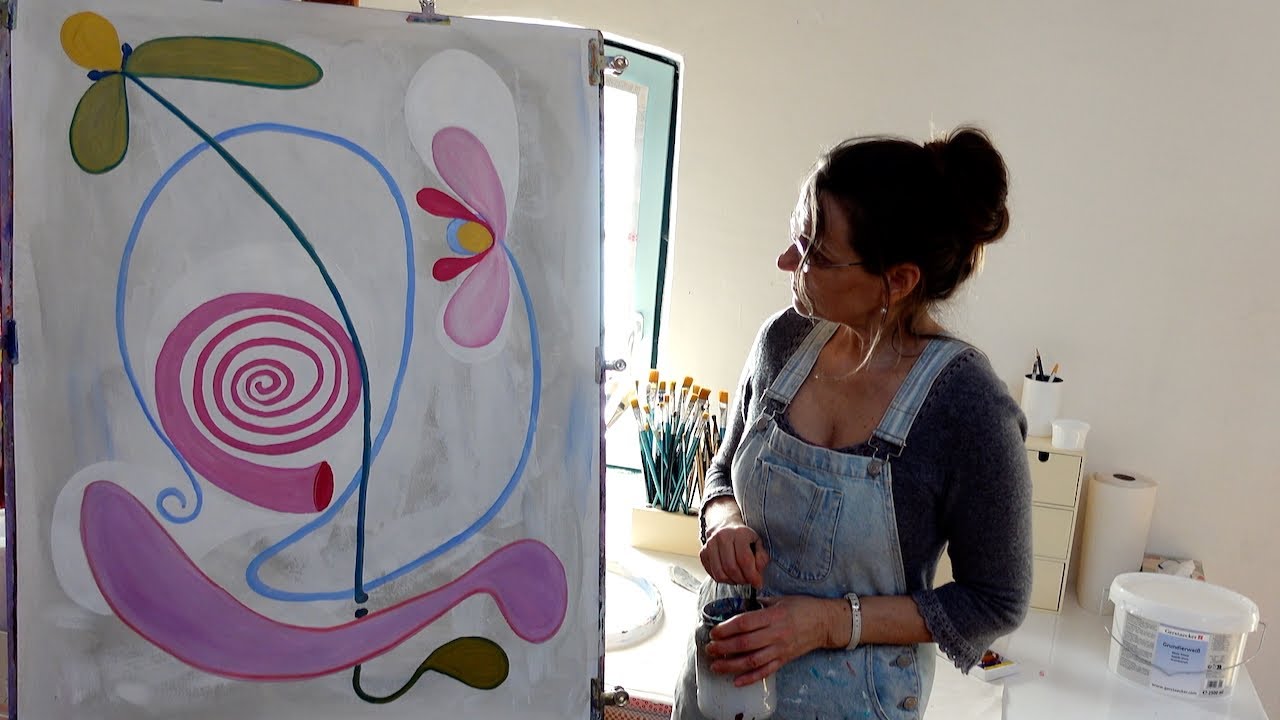 Die Hürden des Anfangs - Malen inspiriert von Hilma af Klint