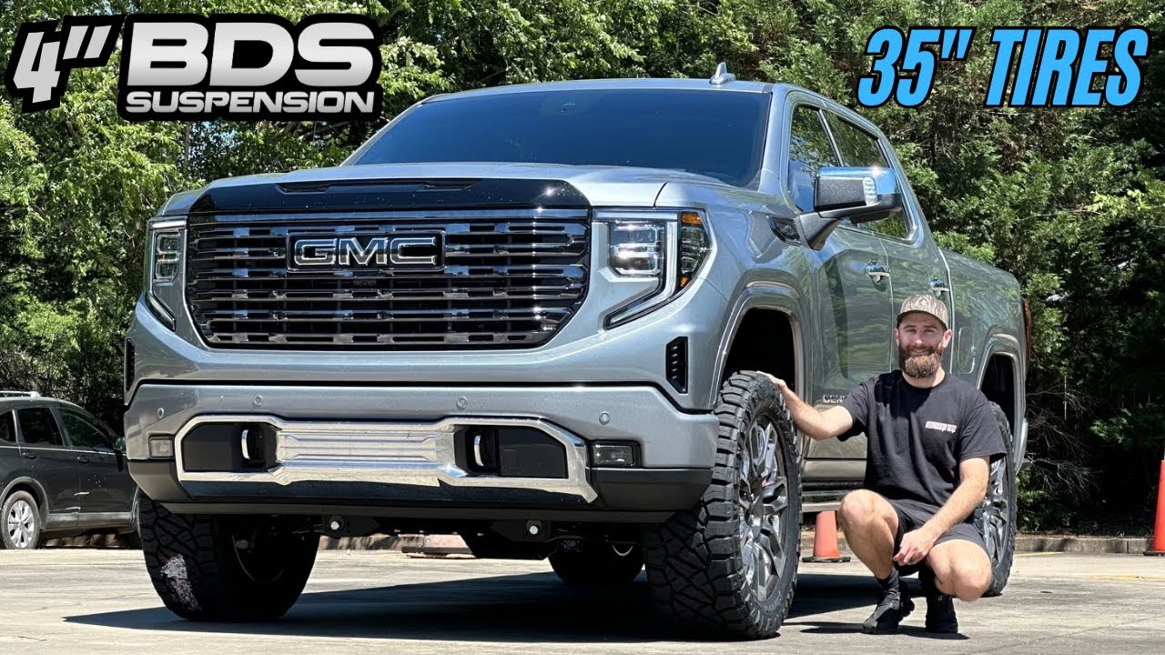 MAXIMIZE your ALTITUDE: 2025 GMC Sierra Denali Ultimate with a 4” BDS Lift Kit, & 35” Nitto Tires