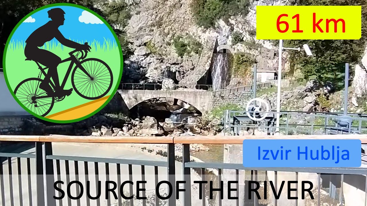 Kolesarjenje v Sloveniji do izvira reke Hubelj, 61 km, lepa vožnja skozi Vipavsko dolino.