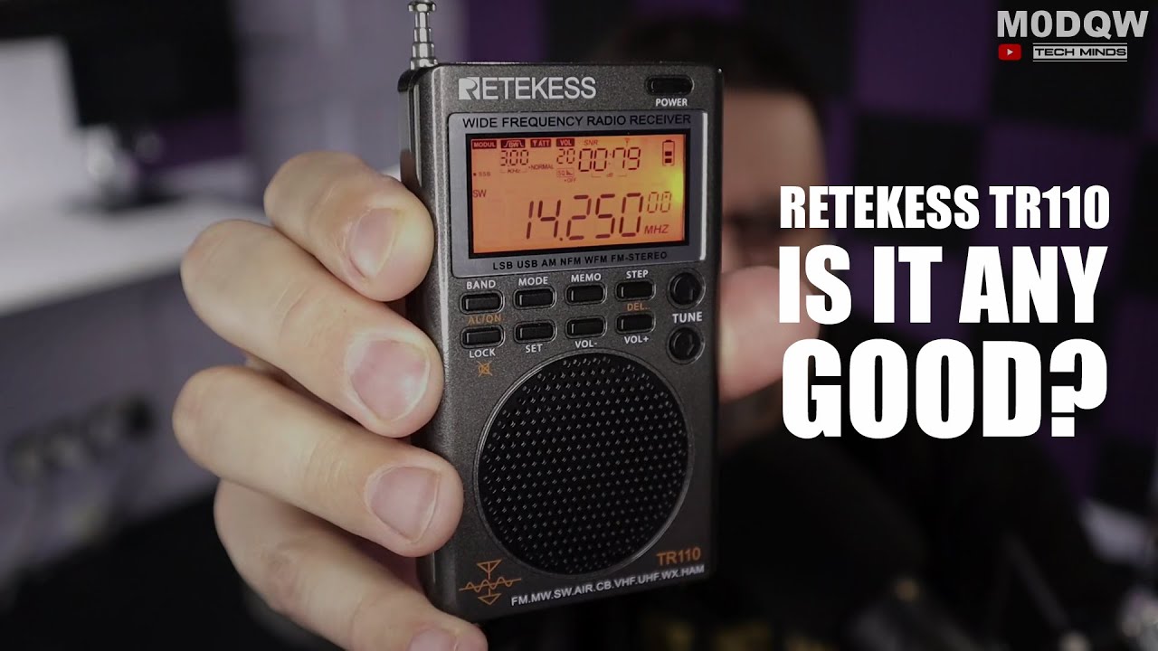 Retekess TR110 &mdash; портативный широкополосный приемник с широким диапазоном частот