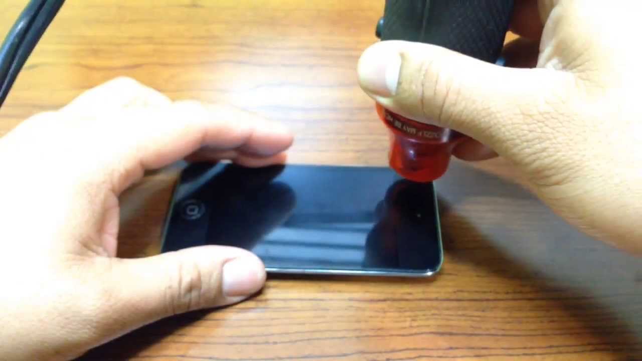iPOD TOUCH 4G, HOW TO FIX POWER & HOME BUTTON.  COMO REPARAR EL BOTON POWER. (PART 1)