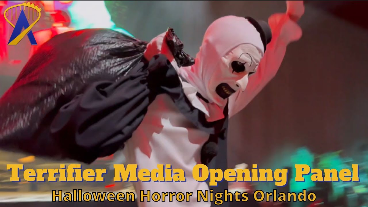 Art the Clown Appears at Terrifier Media Panel for Halloween Horror Nights Orlando 2025