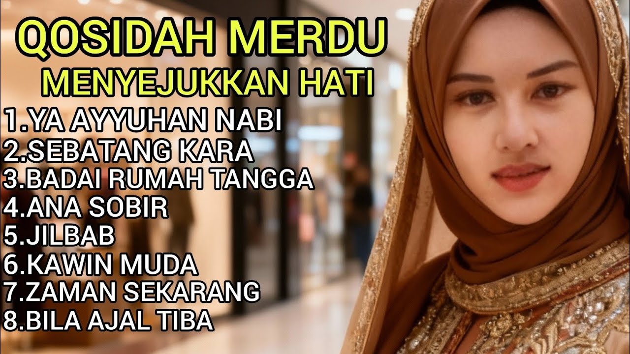 QOSIDAH MERDU🎶MUSIK GAMBUS MENYEJUKKAN HATI ❤️ BIKIN CANDU‼️