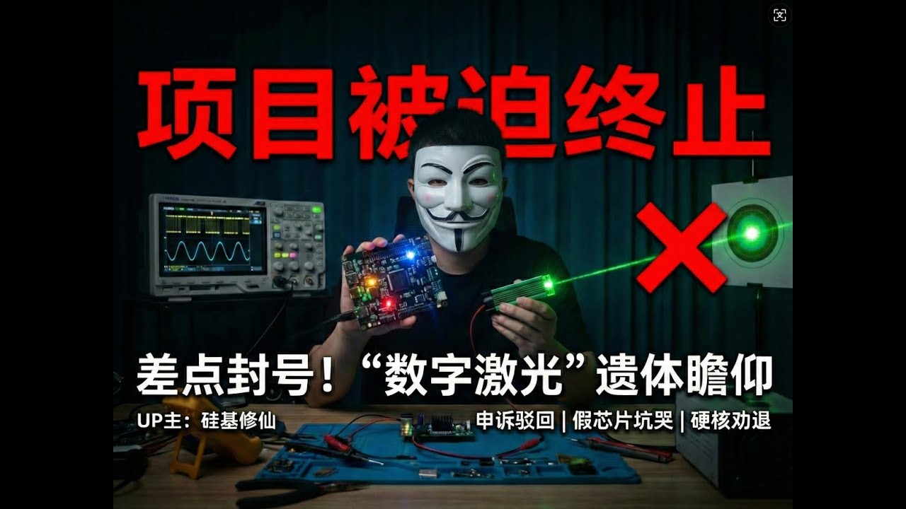 差点封号！为了保命，我亲手终结了这个耗时一月的“数字激光”项目