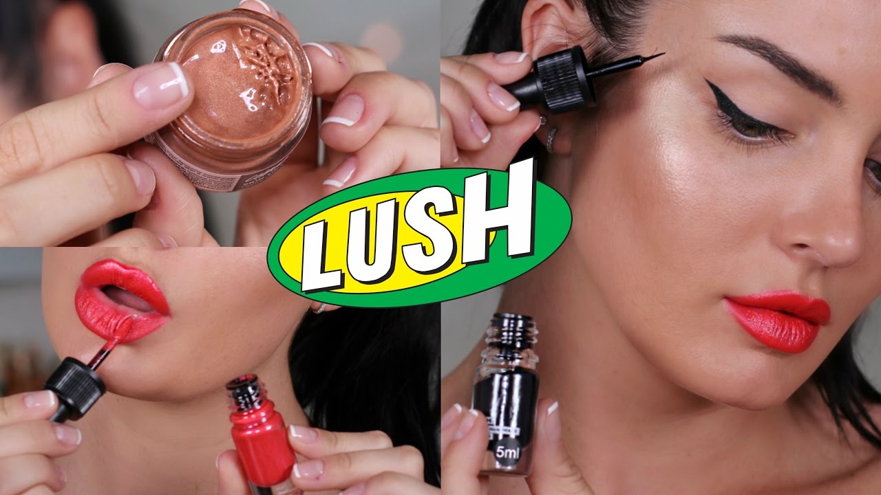 HIT or MISS?! Trying LUSH (Handmade & Ethical) Makeup!
