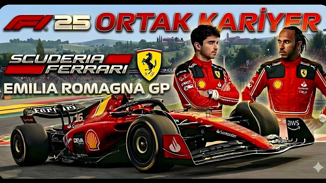 F1 25 Ferrari Eşli Takım Kariyeri İmola Yarışı