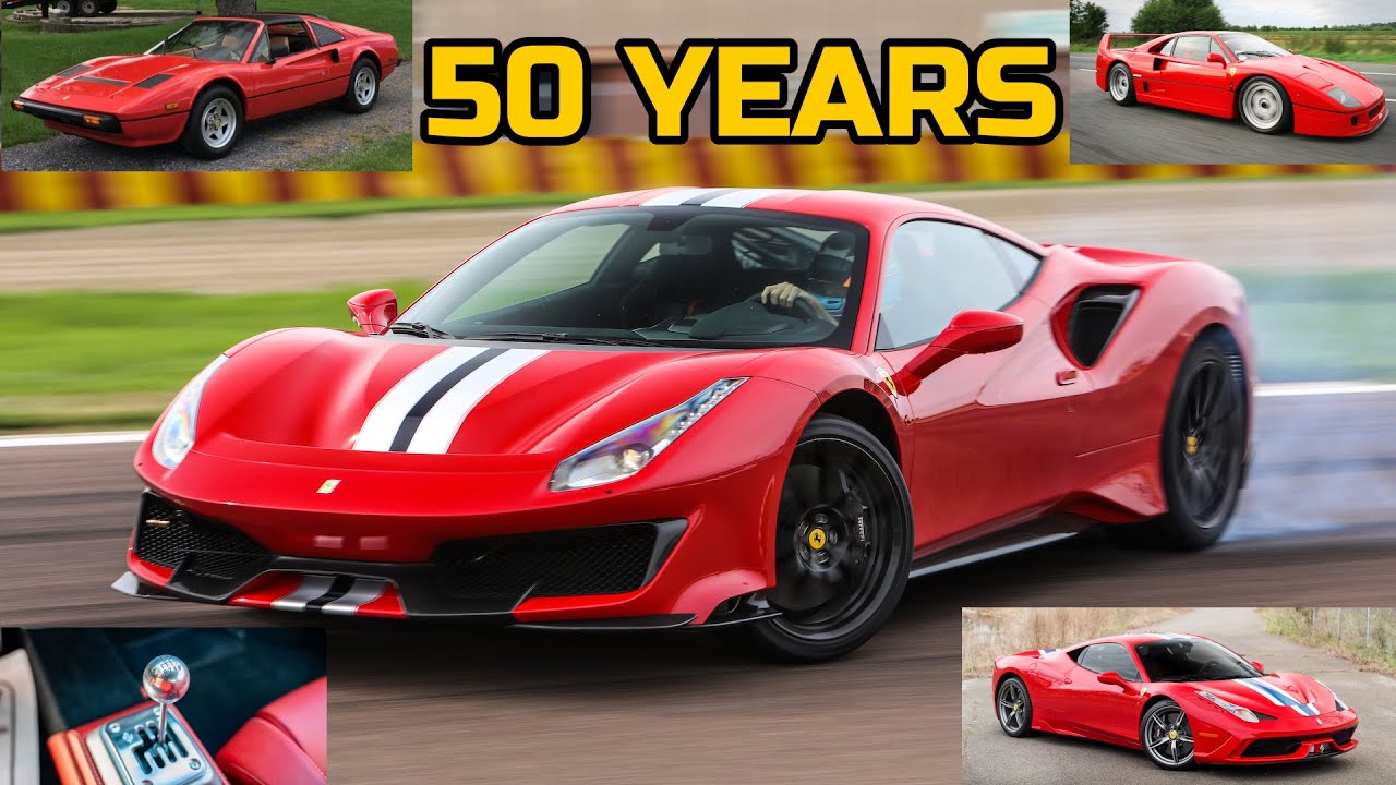The HISTORY of the MID ENGINE V8 FERRARI