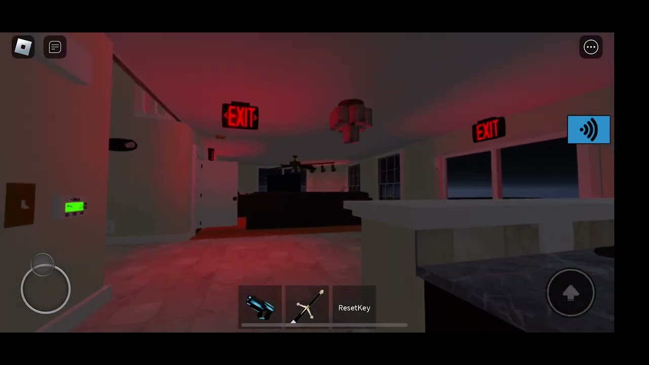 A Walkaround and Test of the Emergency Lighting in a RP house by TheExitSignDude in Roblox