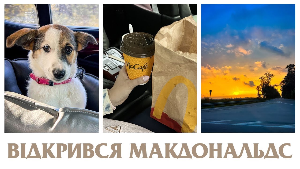 ДЕНЬ СЮРПРИЗІВ, ЇДЕМО У КИЇВ, КАЙФАНУЛИ У МАКДОНАЛЬДСІ