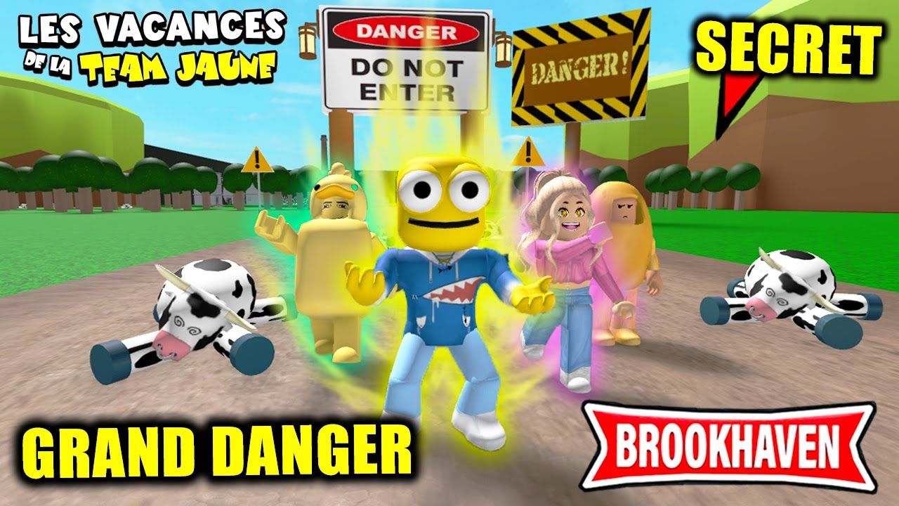 ODA DECOUVRE LE SECRET DU DANGER EXTREME (VACANCE DE LA TEAM JAUNE) #2 - BROOKHAVEN RP