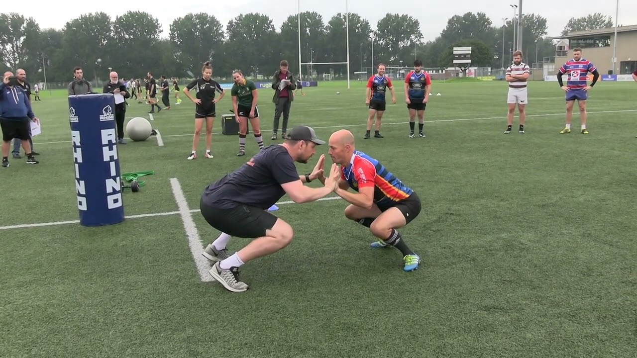 Rugby Netherlands Skills day 22 Aug 2021 Lineout warming up, primers & technique by Scotty Smith #1