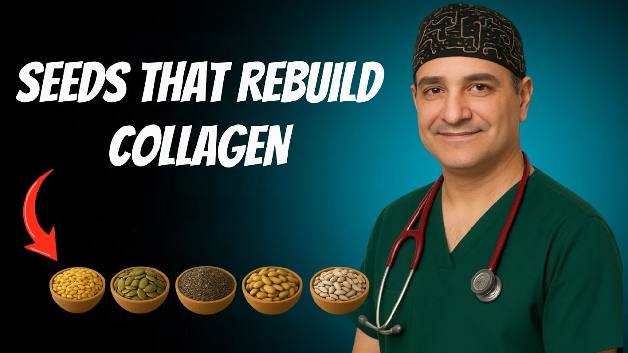 5 Best Seeds That Rebuild COLLAGEN Naturally & Give You Youthful skin | Dr. Pradip Jamnadas