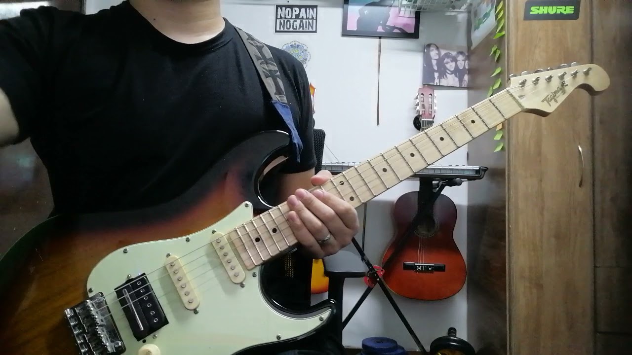 Road house blues   Riff principal, corcheas shuffle y tresillo