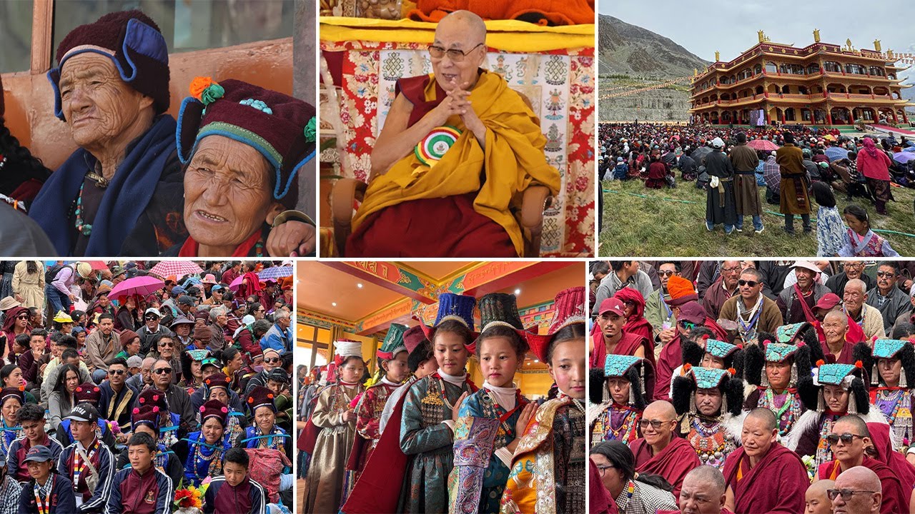 Zanskar rejoices as His Holiness the Dalai Lama arrives following a two day delay