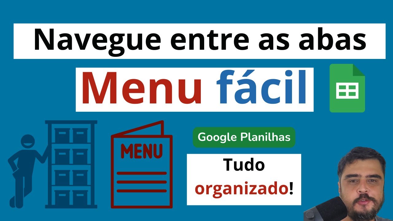 Como Fazer um Menu para Outras Abas no Google Planilhas