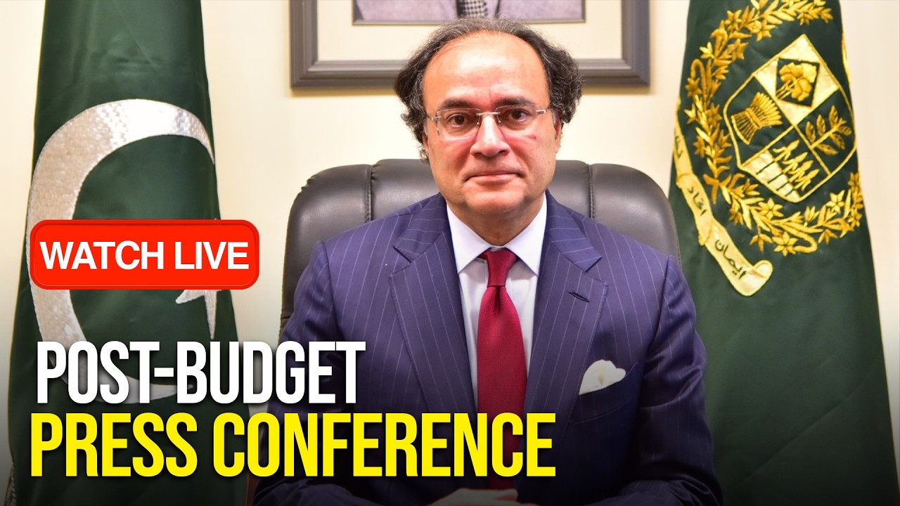 LIVE: Finance Minister Aurangzeb's Post Budget 2026-27 Press Conference | Pakistan News