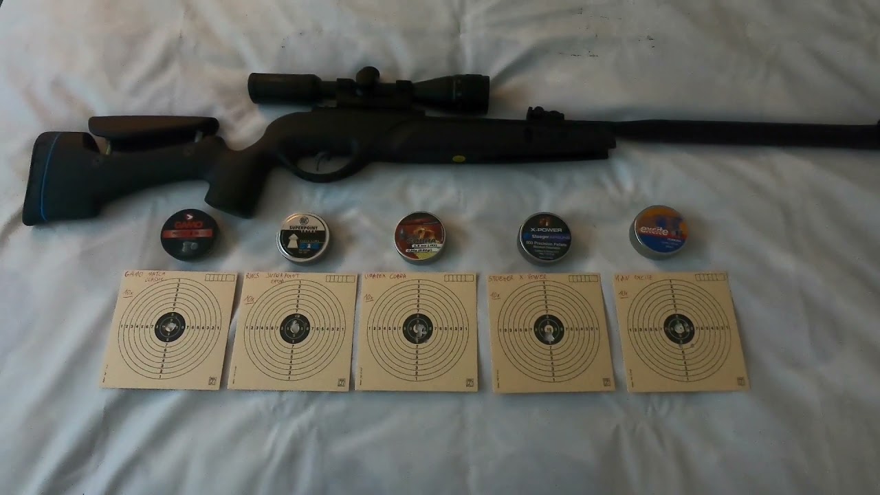 COMPARAISON DE 5 SORTES DE PLOMBS EN 4,5mm AVEC LA GAMO HPA Mi - chaque arme à son plomb