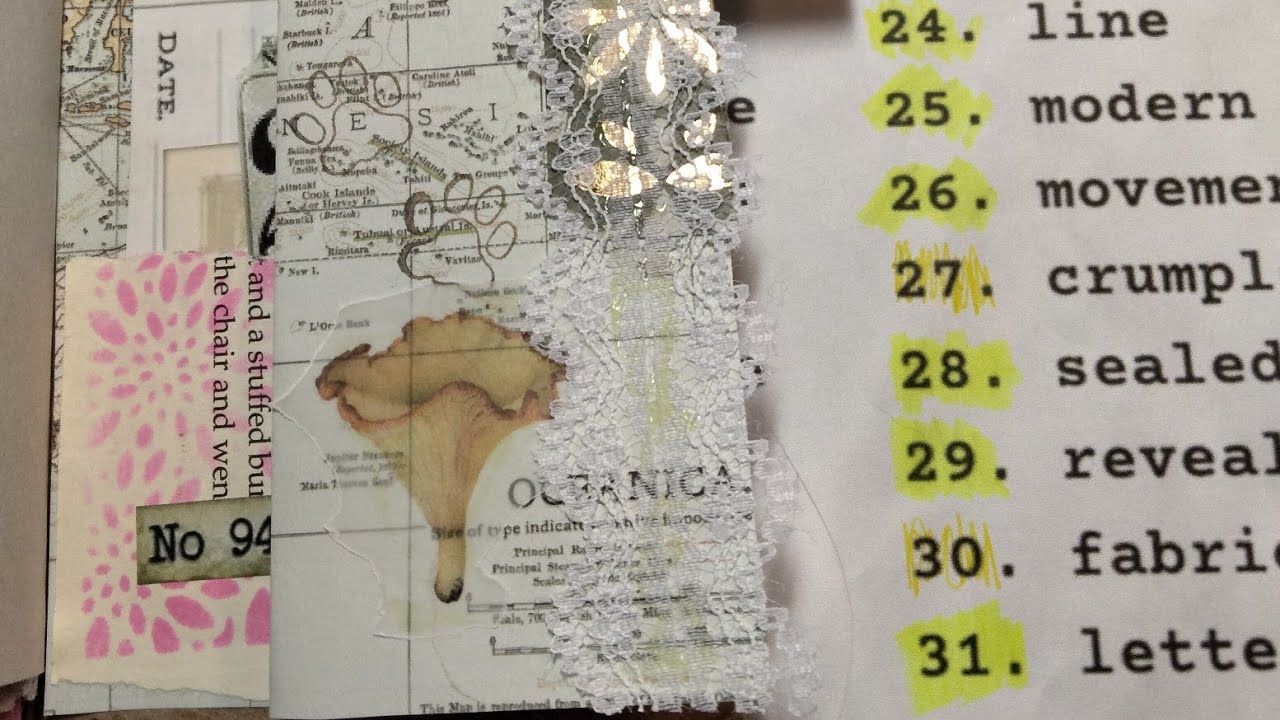 Junk Journal January 2025 Day 31. The last prompt. Thank you to my awesome friends.