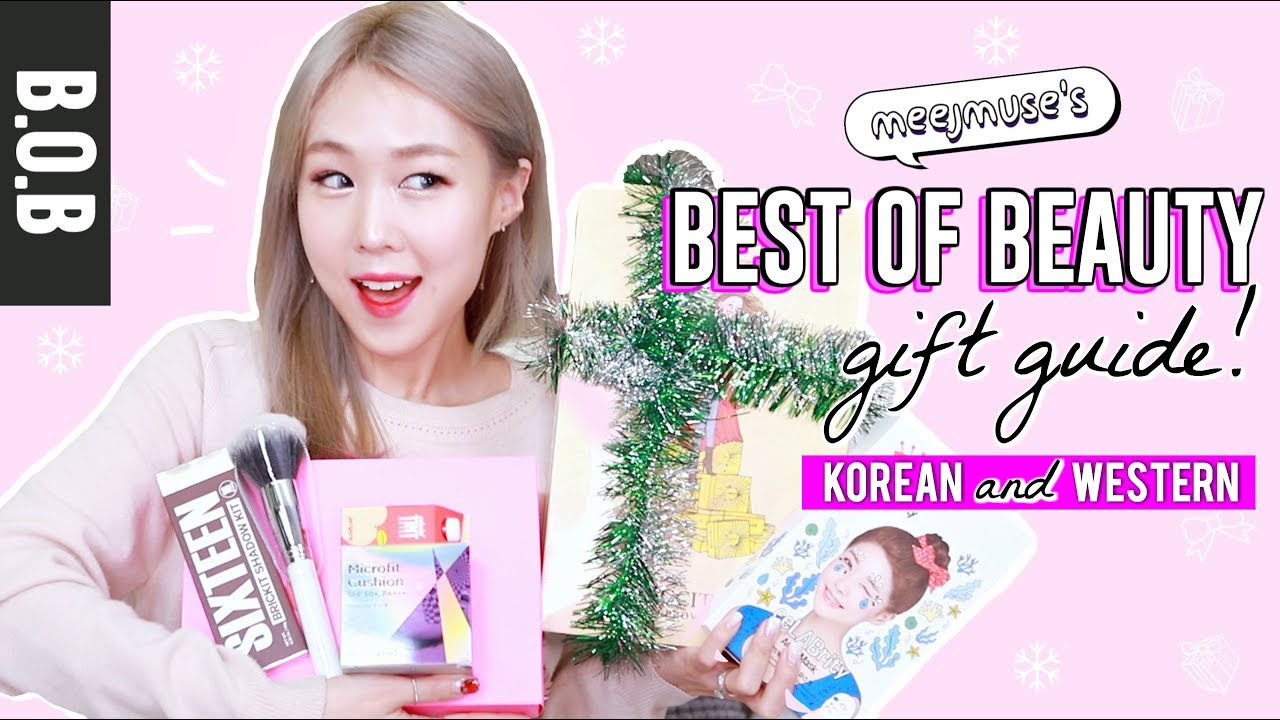 BEST OF BEAUTY: Korean AND Western Gift Guide | SKINCARE + MAKEUP! 🎁🎉 미즈뮤즈의 뷰티 선물 가이드! | meejmuse
