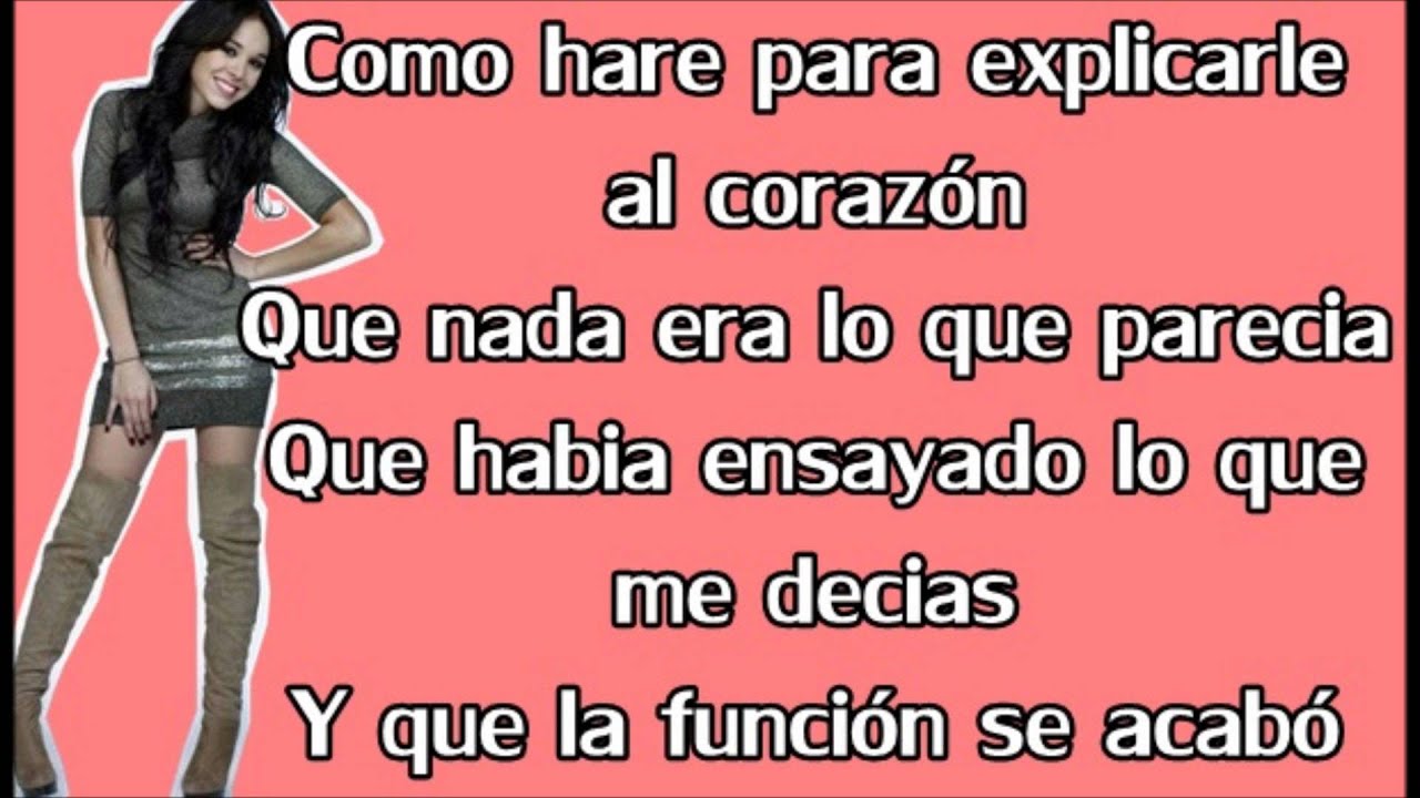 Danna Paola - Todo fue un Show - Letra