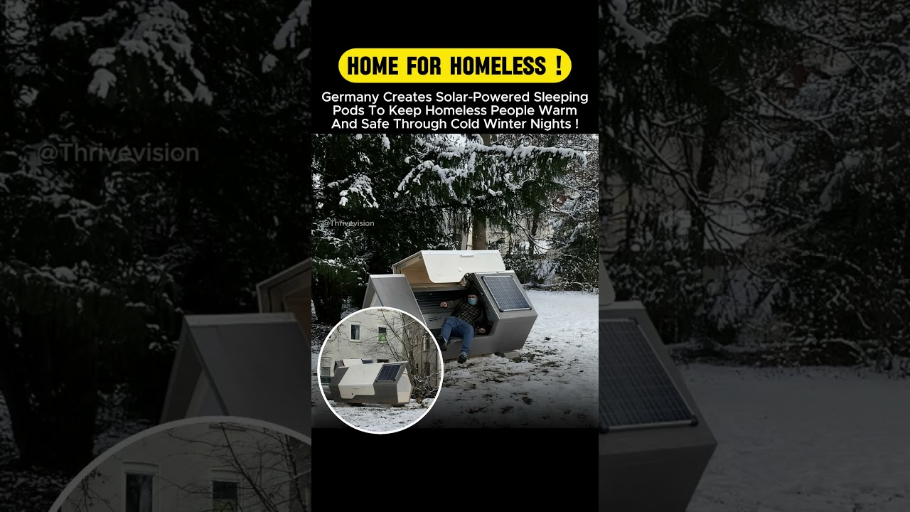 Germany&rsquo;s Expensive Solution for Homeless People ! #shorts #idea #technology