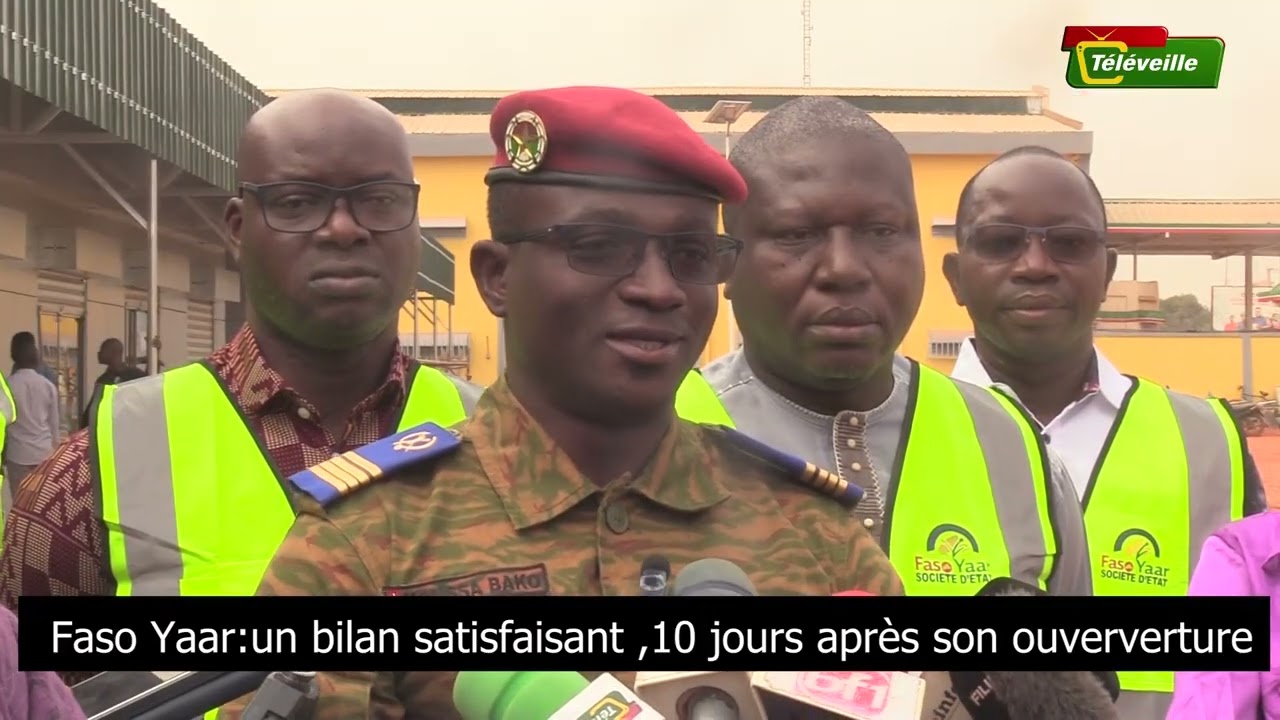 🛑Faso Yaar : des tonnes de produits écoulées, un premier bilan très satisfaisant. 