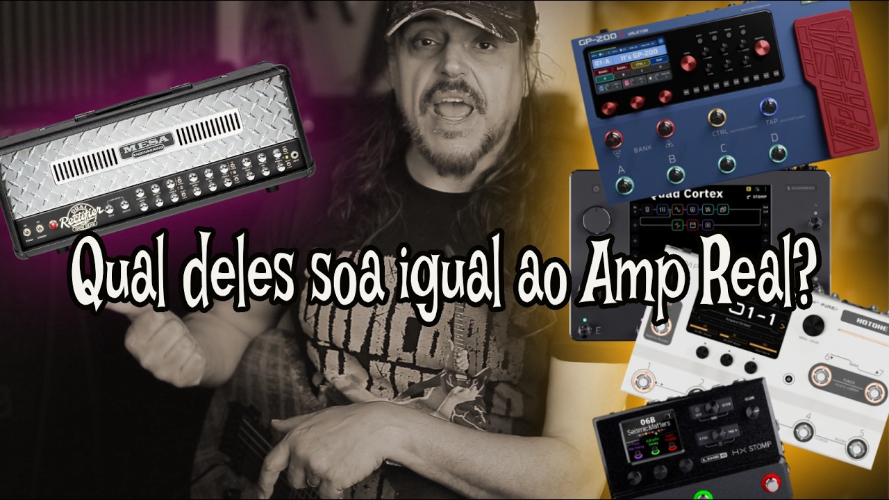 Ampero, Quad Cortex, Hx stomp and Valeton 200x vs Dual Rectifier