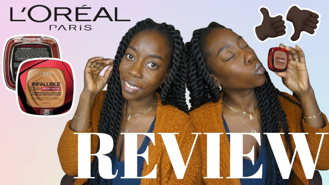 NEW! L’ORÉAL INFALLIBLE 24H FRESH WEAR POWDER FOUNDATION REVIEW