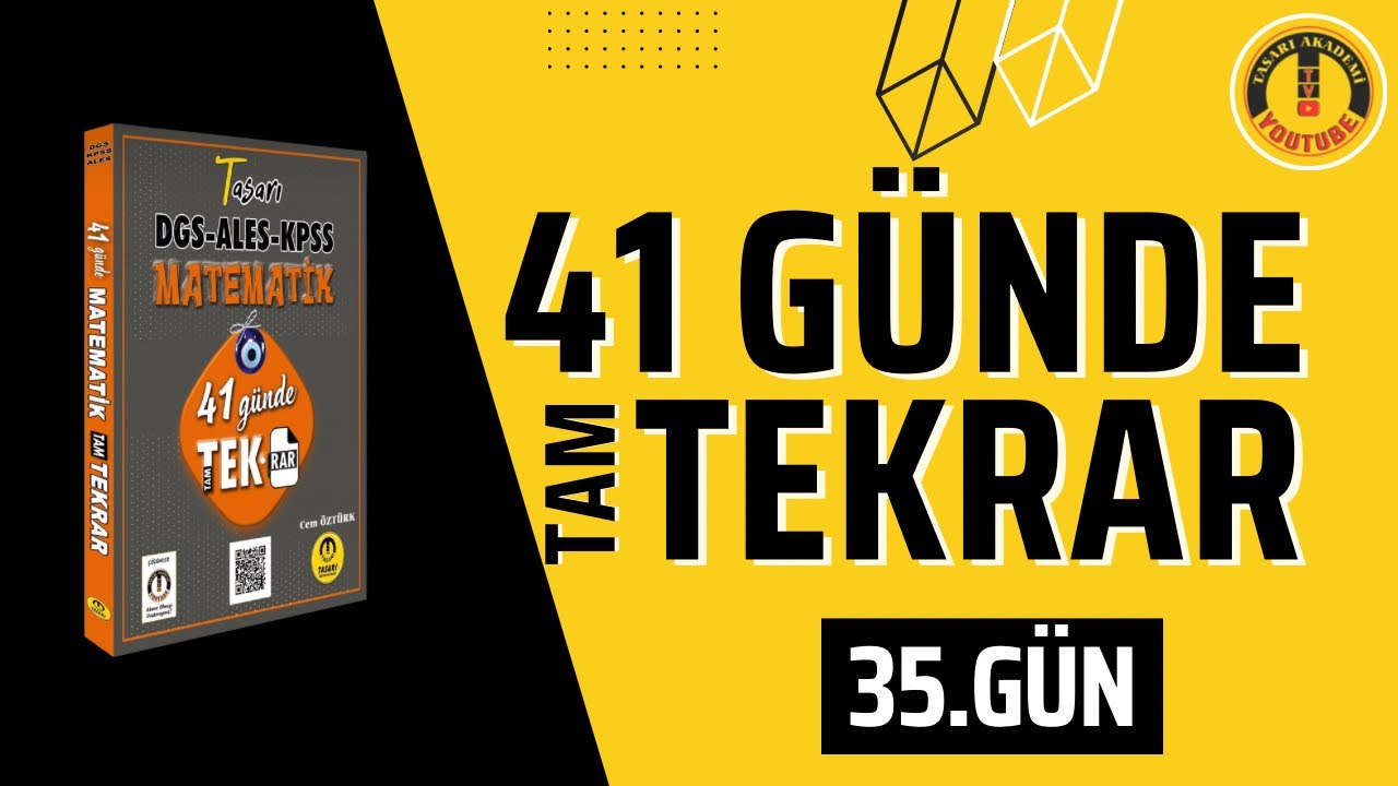 41 GÜNDE TAM TEK.RAR - 35. GÜN (KATI CİSİMLER)