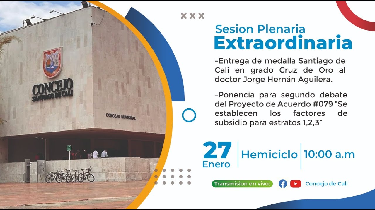 Plenaria Extraordinaria, Martes 27 de Enero 2026