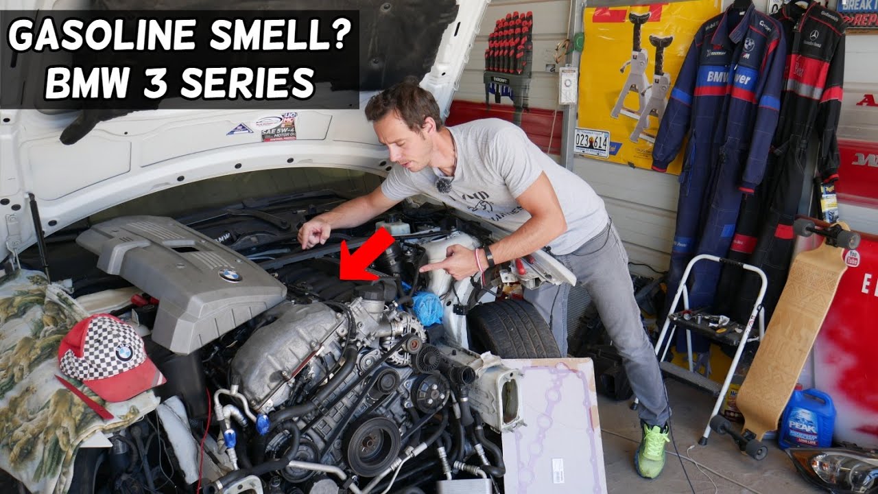 WHY MY BMW SMELLS LIKE GAS GASOLINE PETROL E90 E91 E92 E93 325i 328i 330i 335i 323i 320i 318i 316i