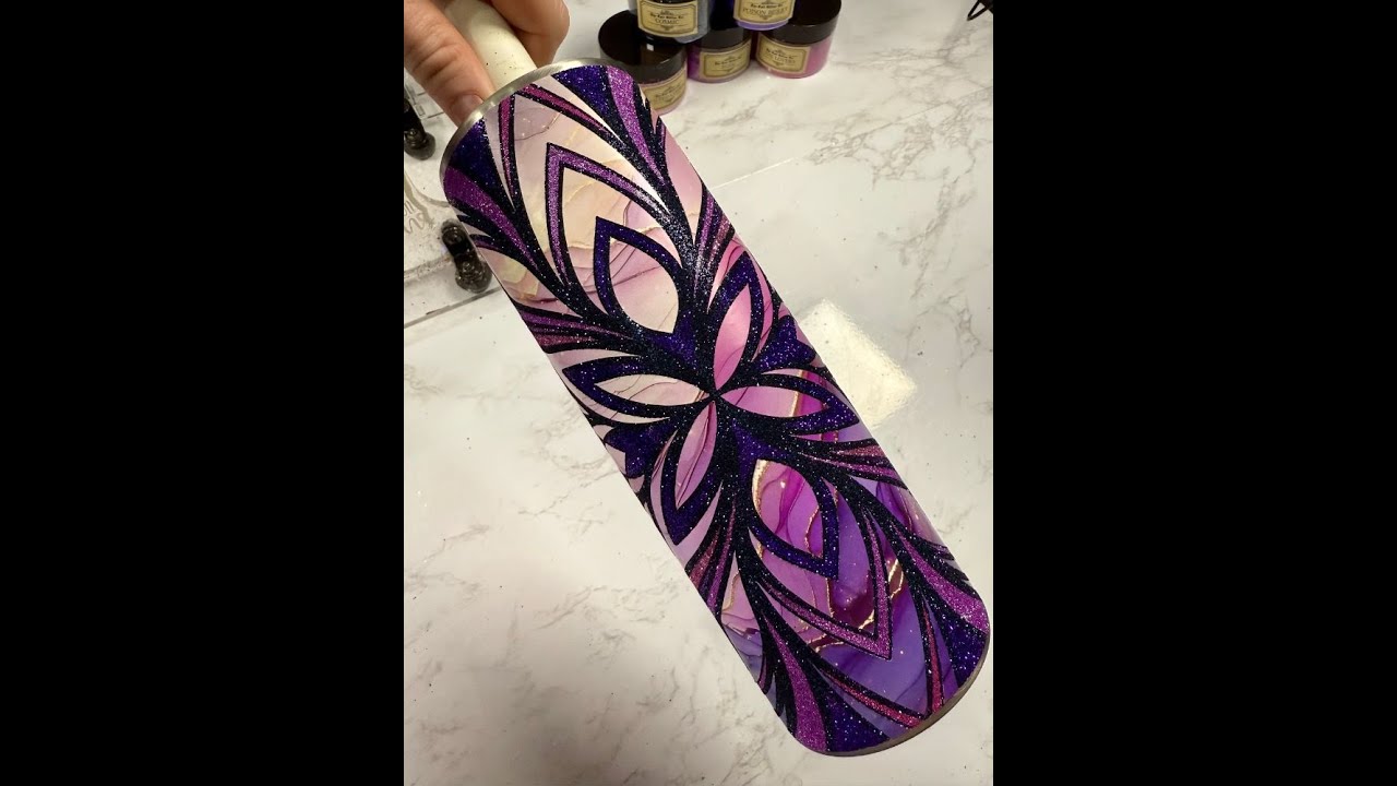 Glitter & Vinyl Template Tumbler (Tiktok Live Replay 1-11-25)