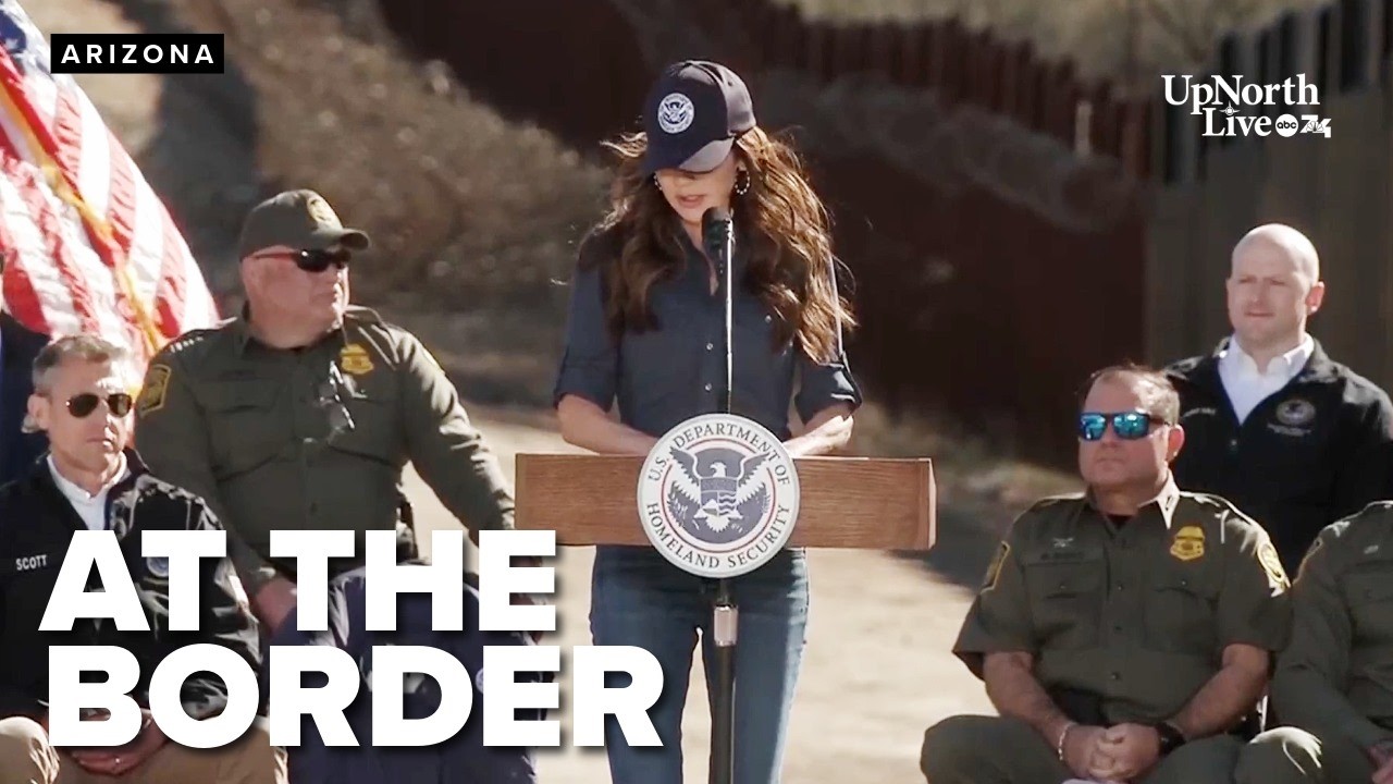 Noem says U.S. border is 'Most Secure Border Ever' as claims of Fentanyl deaths plunge under Trump