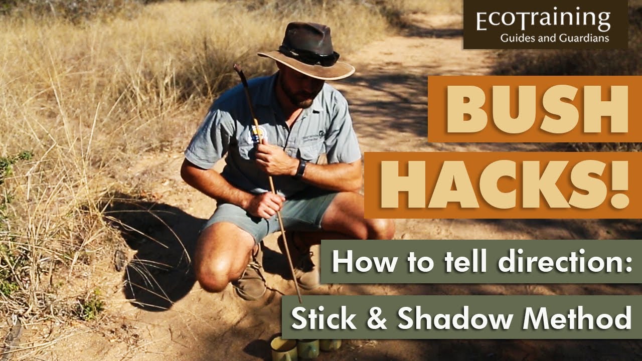 Bush Hacks | How to tell direction: stick & shadow method