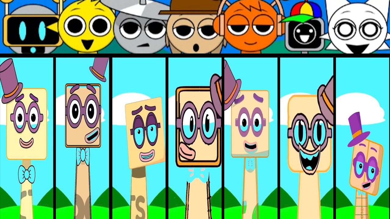 Sprunki OC: All Twenty (from Numberblocks) Phase 1