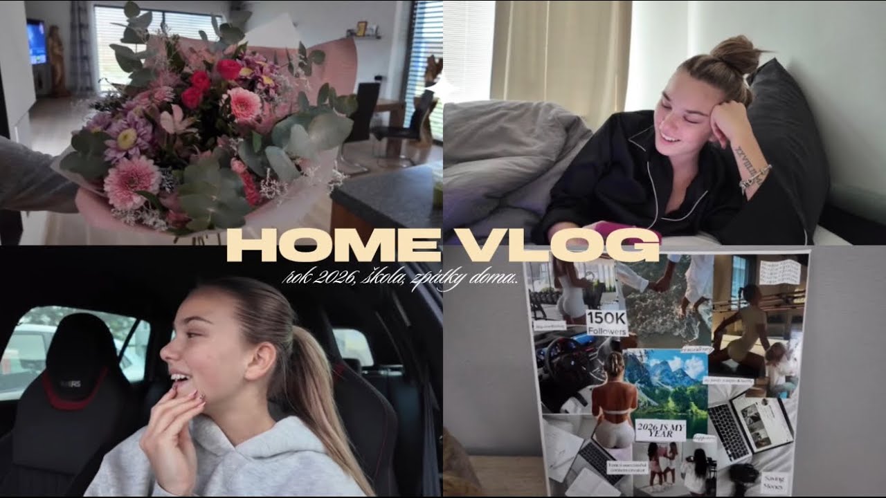HOME VLOG - zpátky doma, povídání, jaký bude rok 2026?